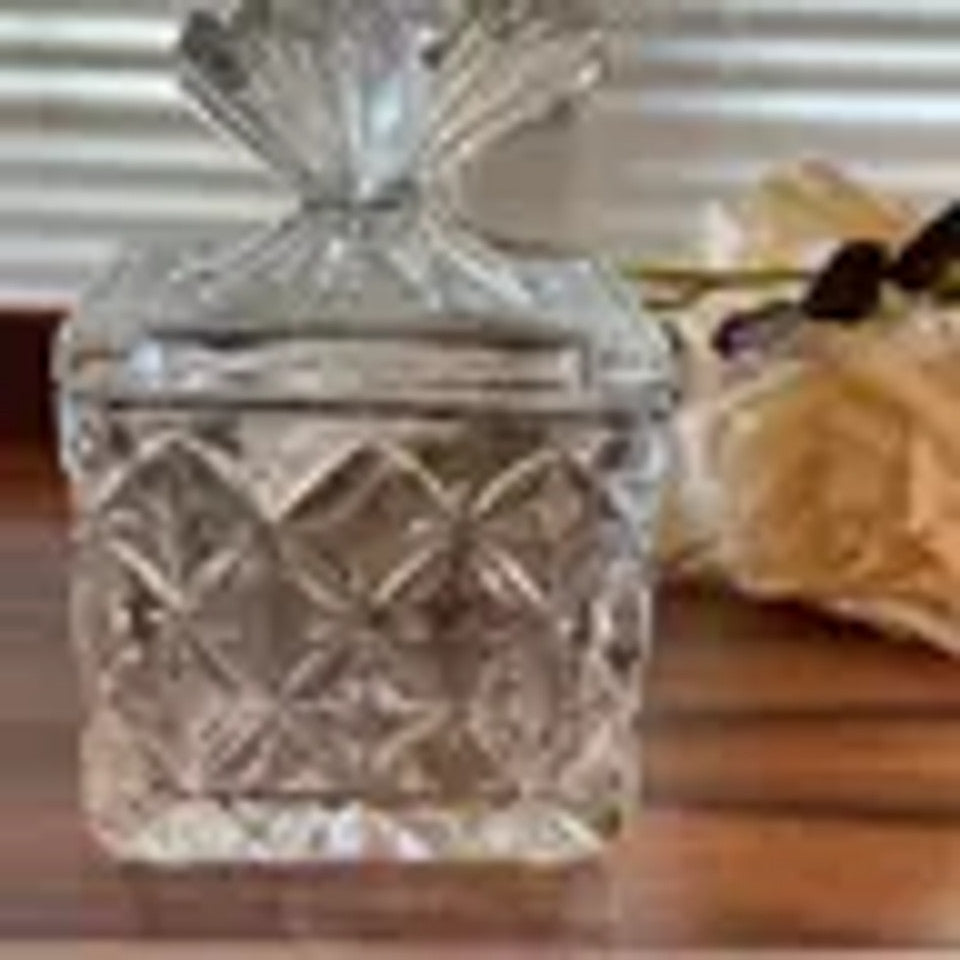 Crystal Glass Storage Jar