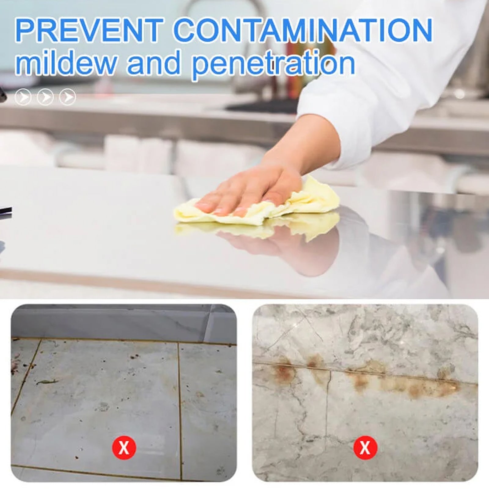 Ceramic Tile Coating Agent, Kitchen Countertop Tile Stone Corrosion Repair Alkali Brightening Coating Agent