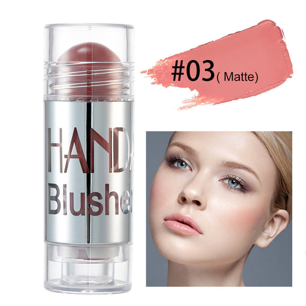 HANDAIYAN Chubby Crayon Blush Stick Moisturizing And Smooth Rouge Pen Blush Strip Cream Blush Stick Rouge