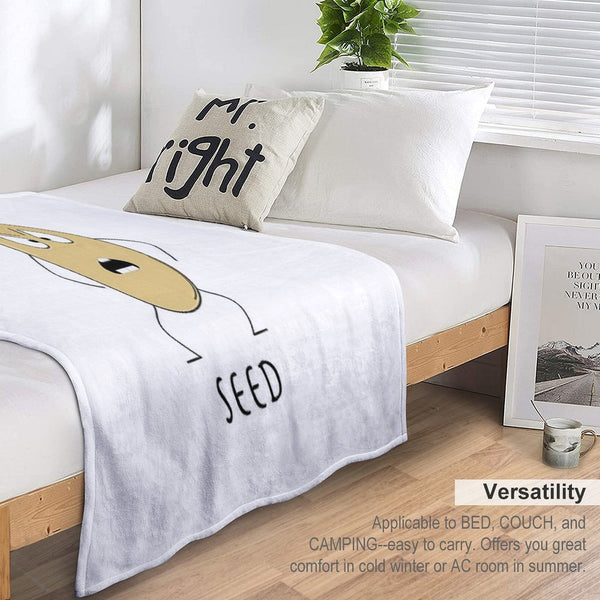 Bad Seed Gardener Design All-season Throw Blanket