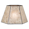 Craftsman Parchment Hexagon Style Mica Lampshade (05702N)