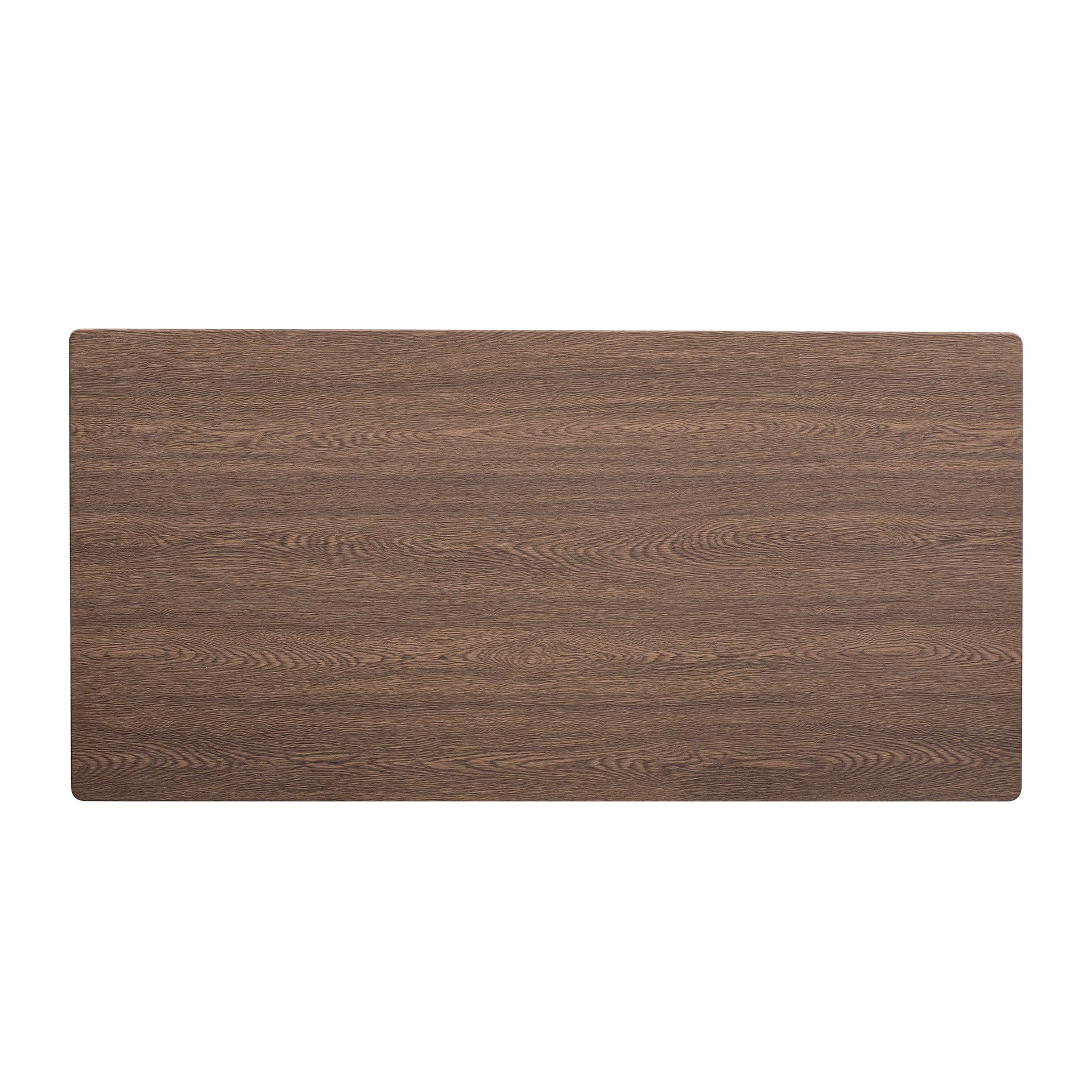 TREXM 5-piece compact bar table with table and stool - modern industrial design (dark brown)