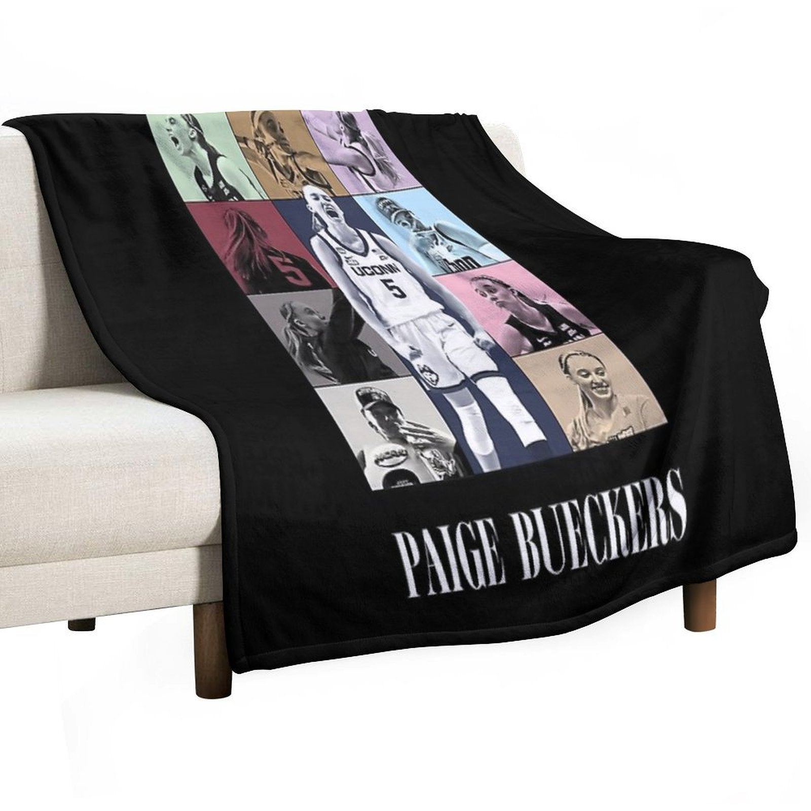Paige Bueckers Eras Tour Eco-conscious Throw Blanket