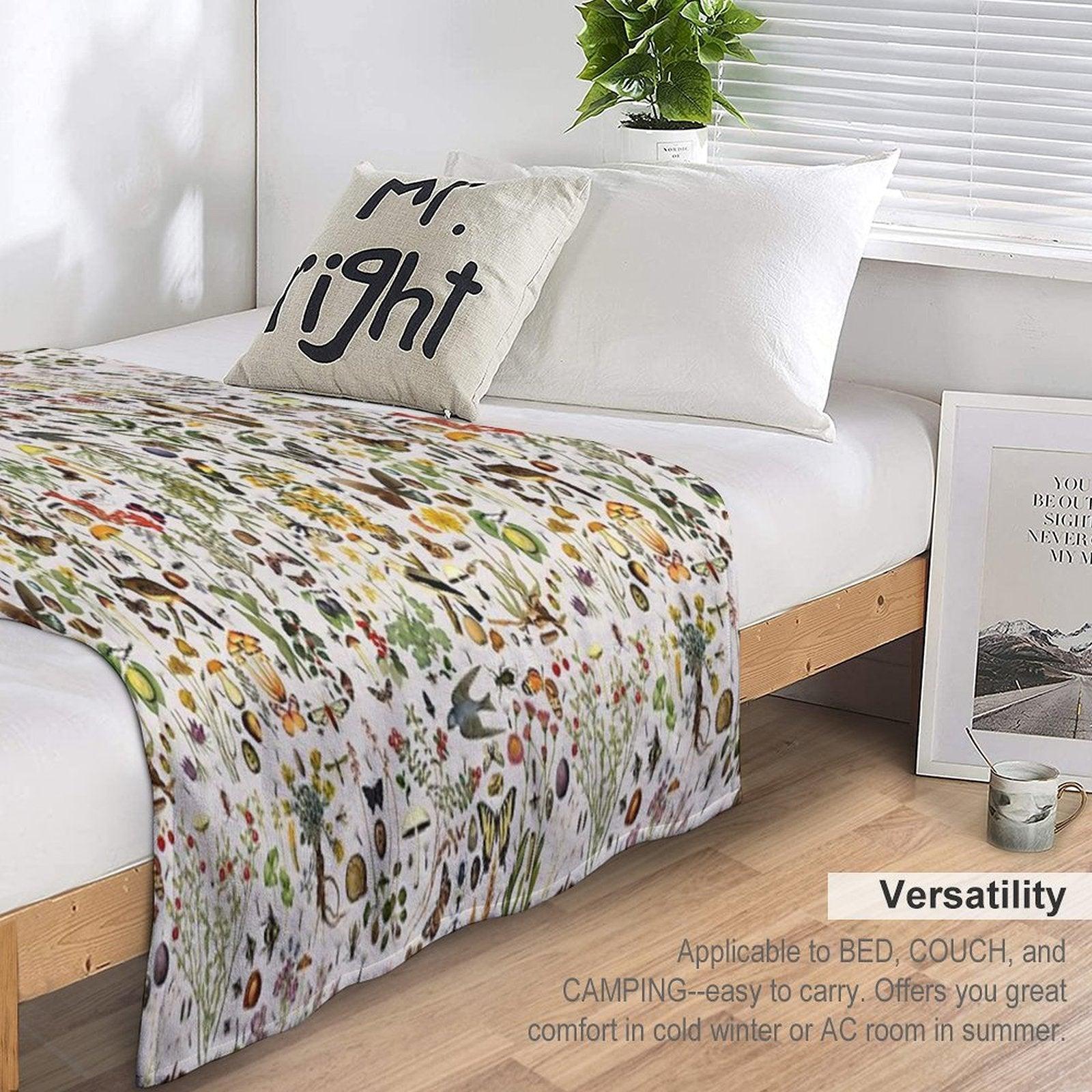 Biology of America USA Throw Blanket