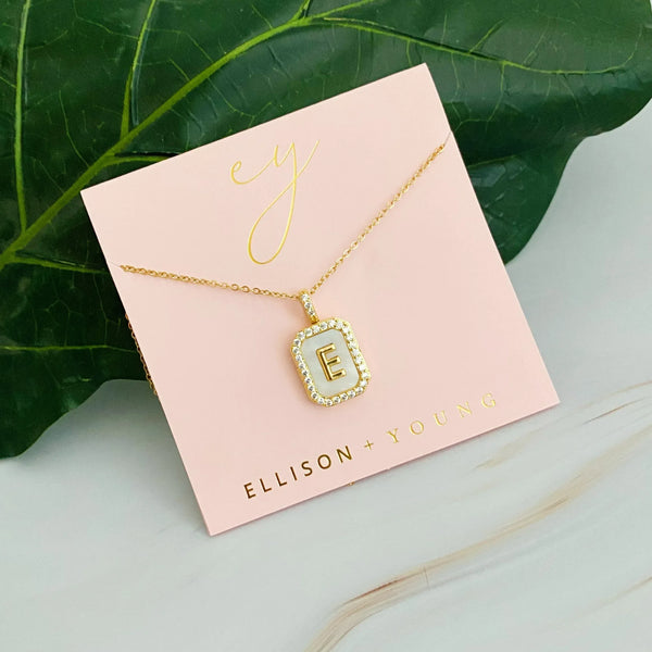 Initial Deco Open Locket Pendant Necklace - Gifts for You 'n Me