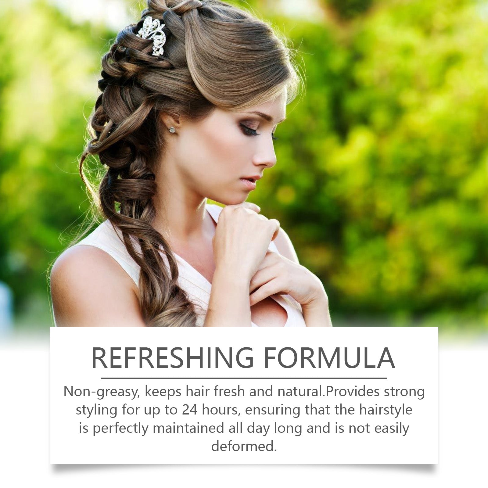 Hair Styling Spray, Light Styling Nourishes Hair, Creates Curls, Braids And Fluffy Hairspray