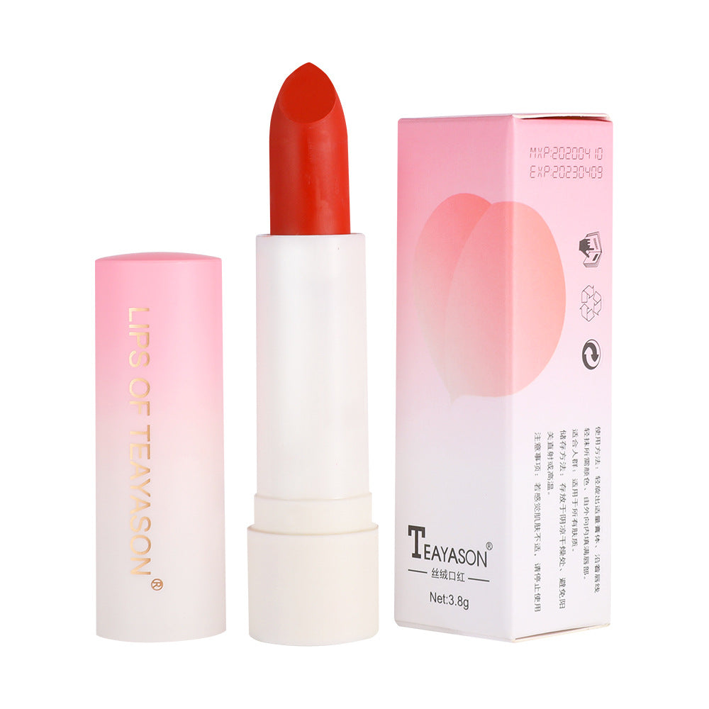 Lipstick Bean Paste Color Matte Matte Female Retro Red Peach Lipstick Matte Velvet Lipstick