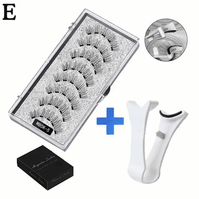 Reusable 3D Magnetic Eyelashes