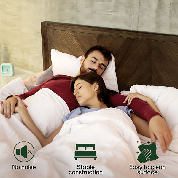 Acacia Alander Deluxe Wood Platform Bed Frame