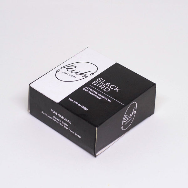 Activated Charcoal Bar Face Soap - Blackbird