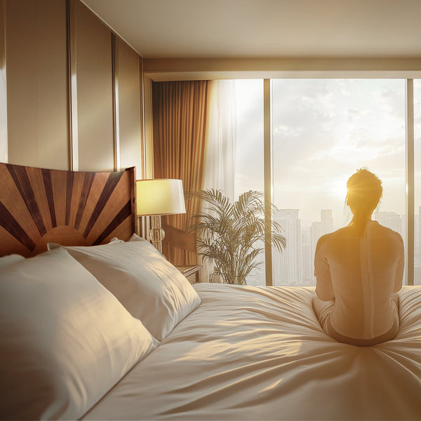 Rorns Sunset Platform Bed Frame With Headboard