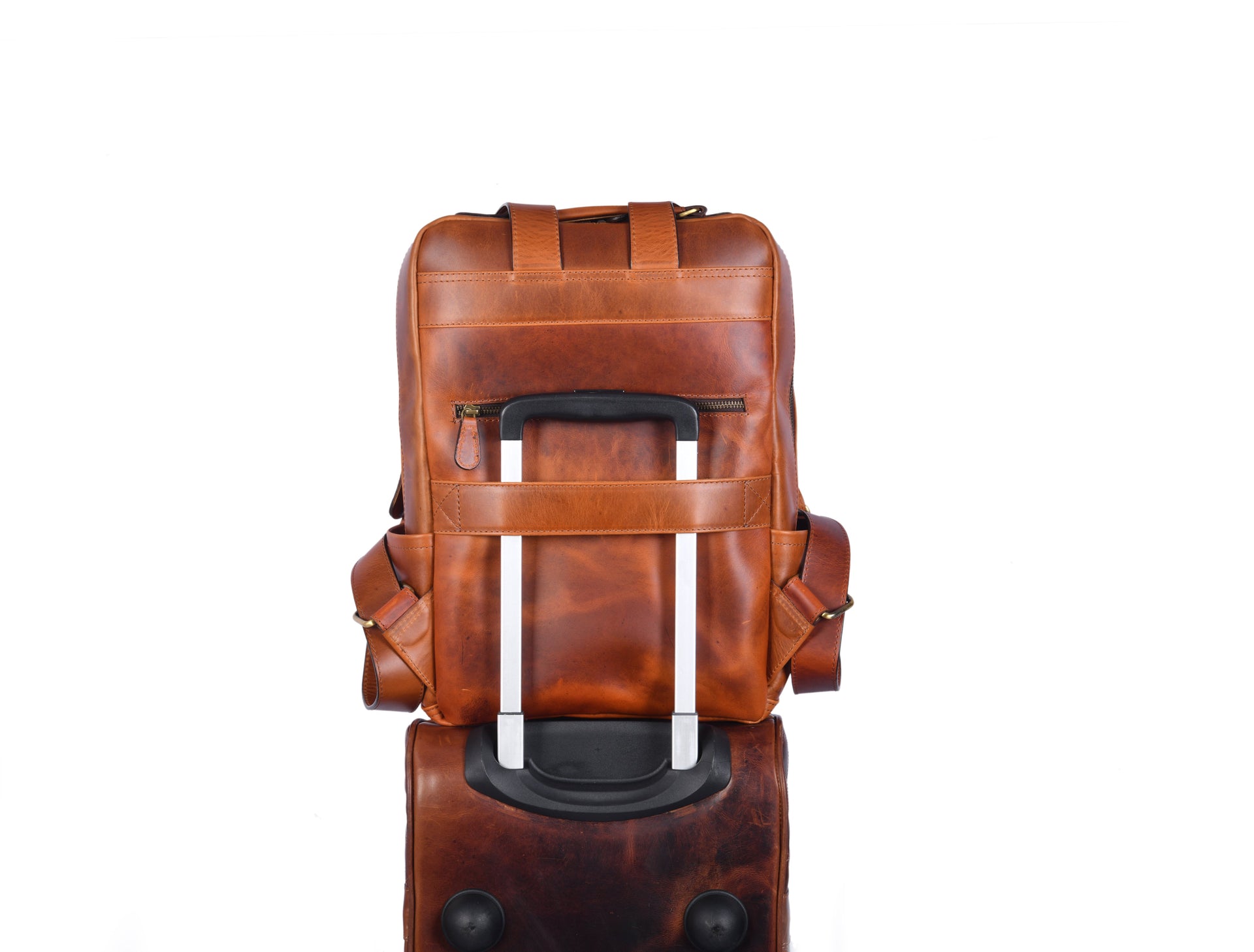 Tolredo Hudson Leather Backpack (Burgundy Legacy)