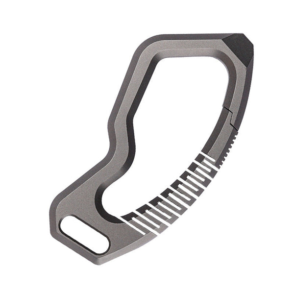 Titanium Alloy Keychain Rings Buckle for Hanging Ornament Wautton Outdoor Gear