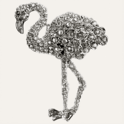 Silver Flamingo Napkin Rings – Tropical Charm