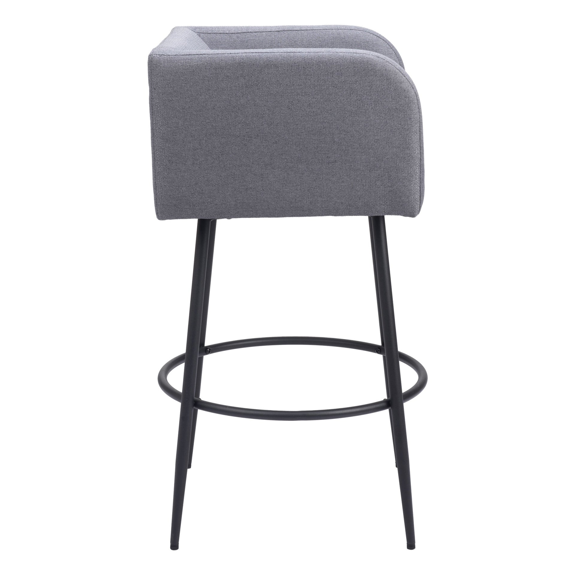Horbat Barstool (Set of 2) Gray
