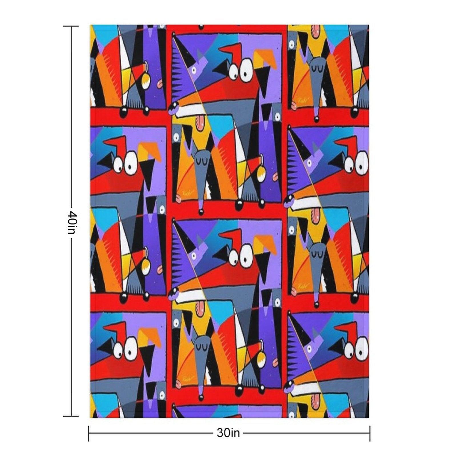 Derpism Throw Blanket