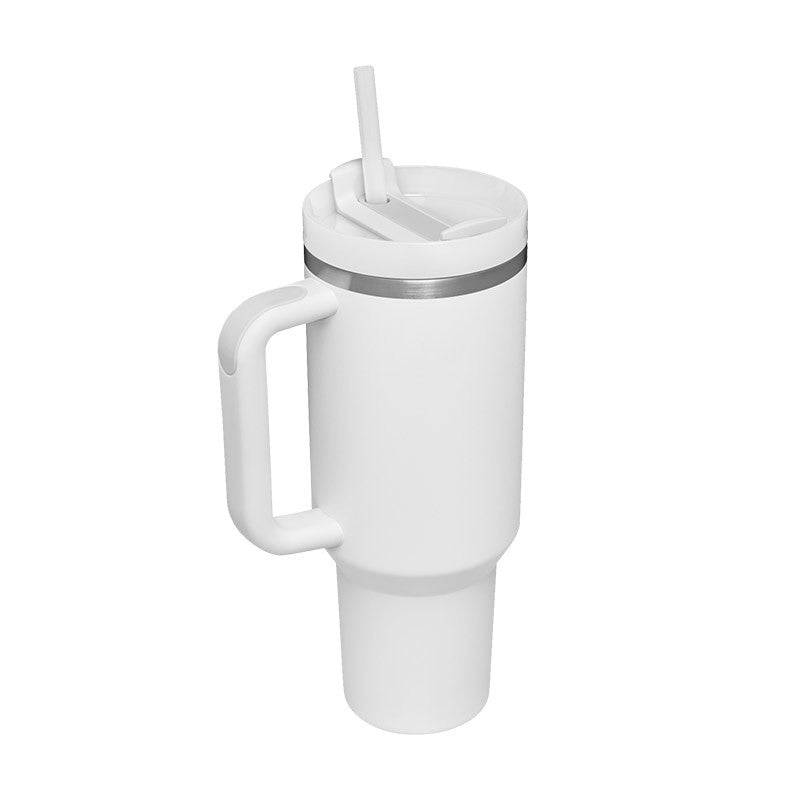 Thermal Mug 40oz Straw Coffee Insulation Cup With Handle BPA Free