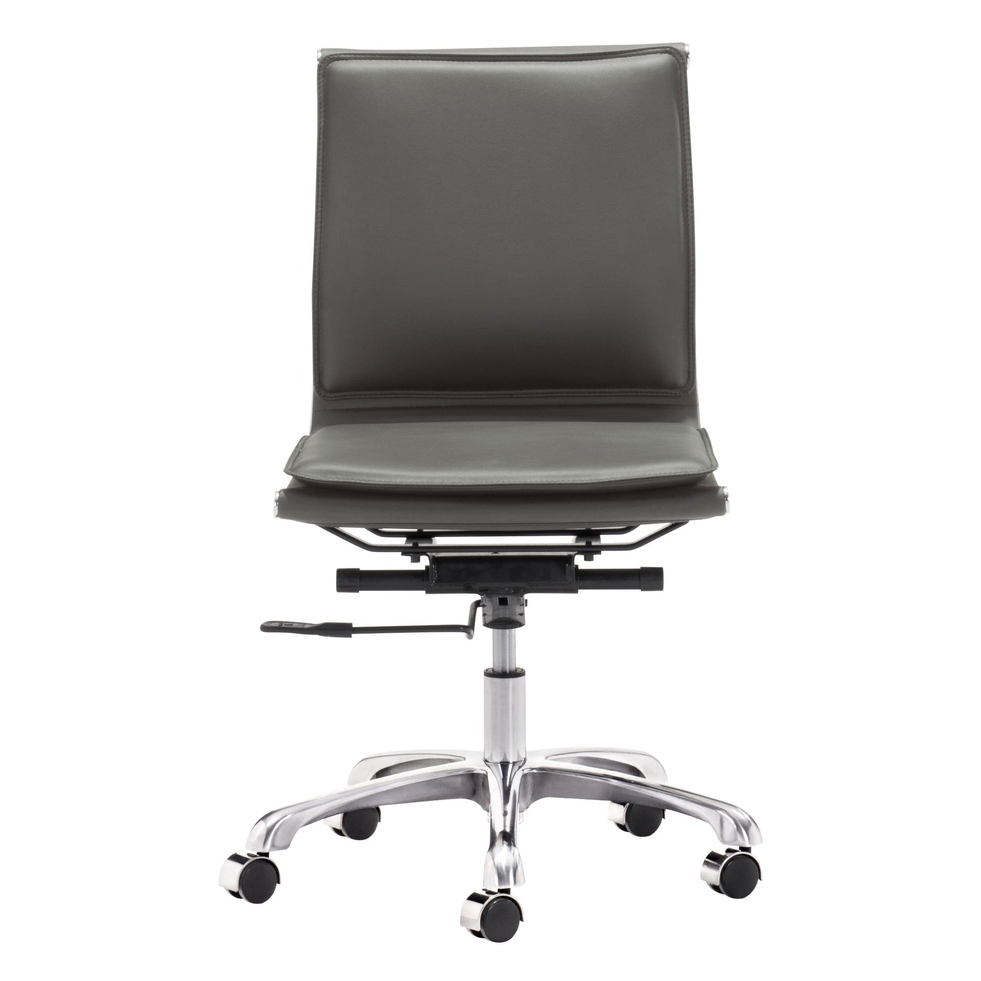 Lider Plus Armless Office Chair Gray
