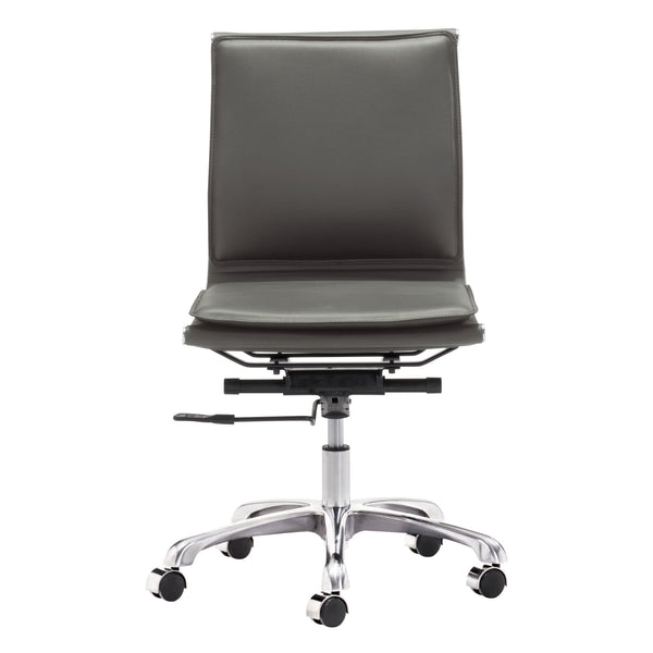 Lider Plus Armless Office Chair Gray
