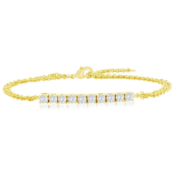 Multi Strand Half Tennis Bracelet - Gifts for You 'n Me