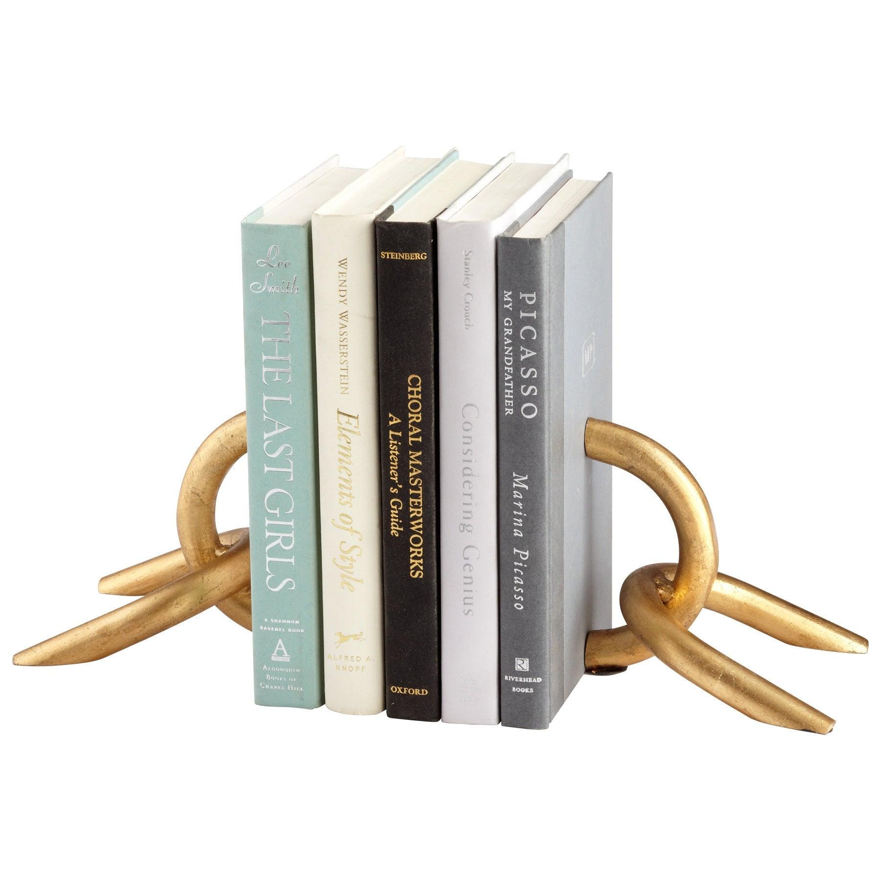 Goldie Locks Bookends – | Gold – Medium