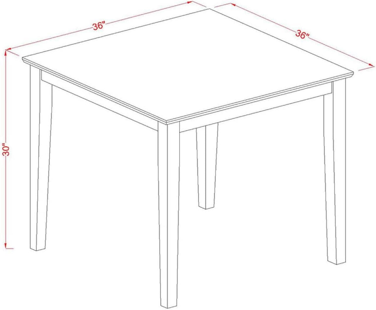 OXAN5OAKCProductLine Oak Kitchen Table Set For4 LinenChairs