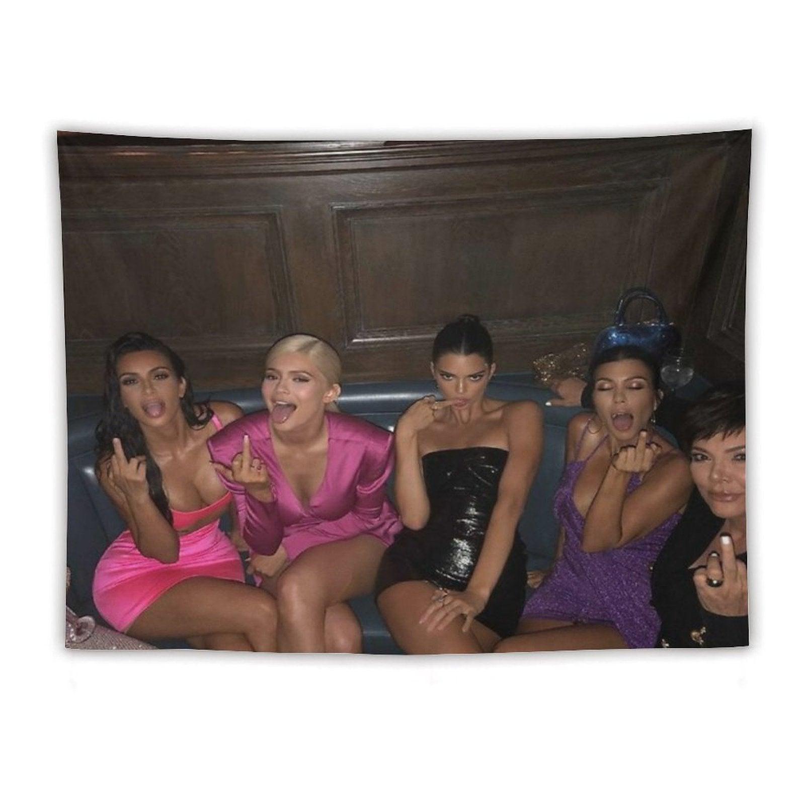 Kardashians Middle Finger Tapestry