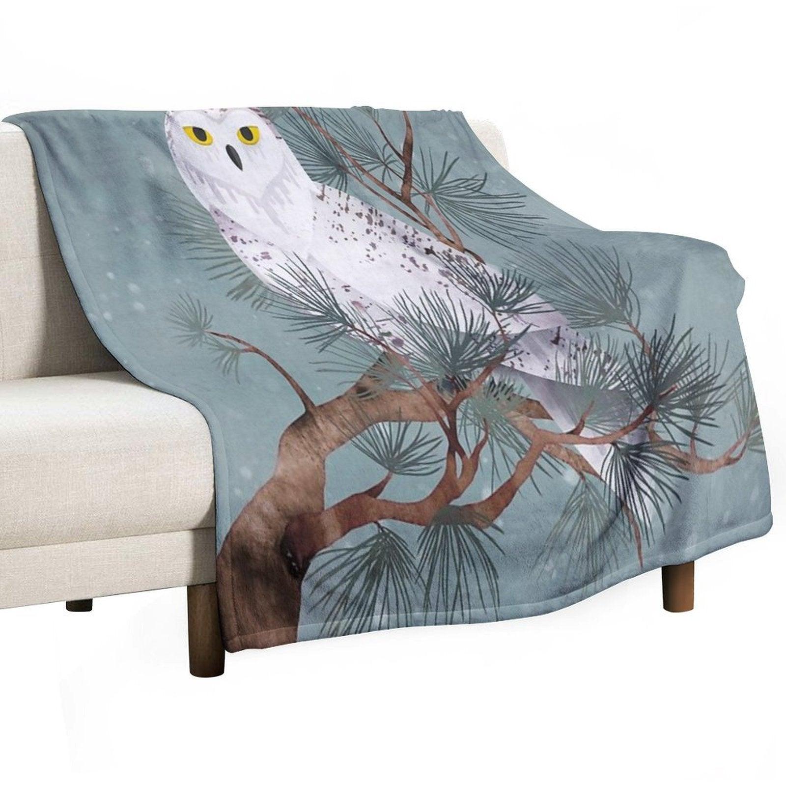 Snowy Throw Blanket