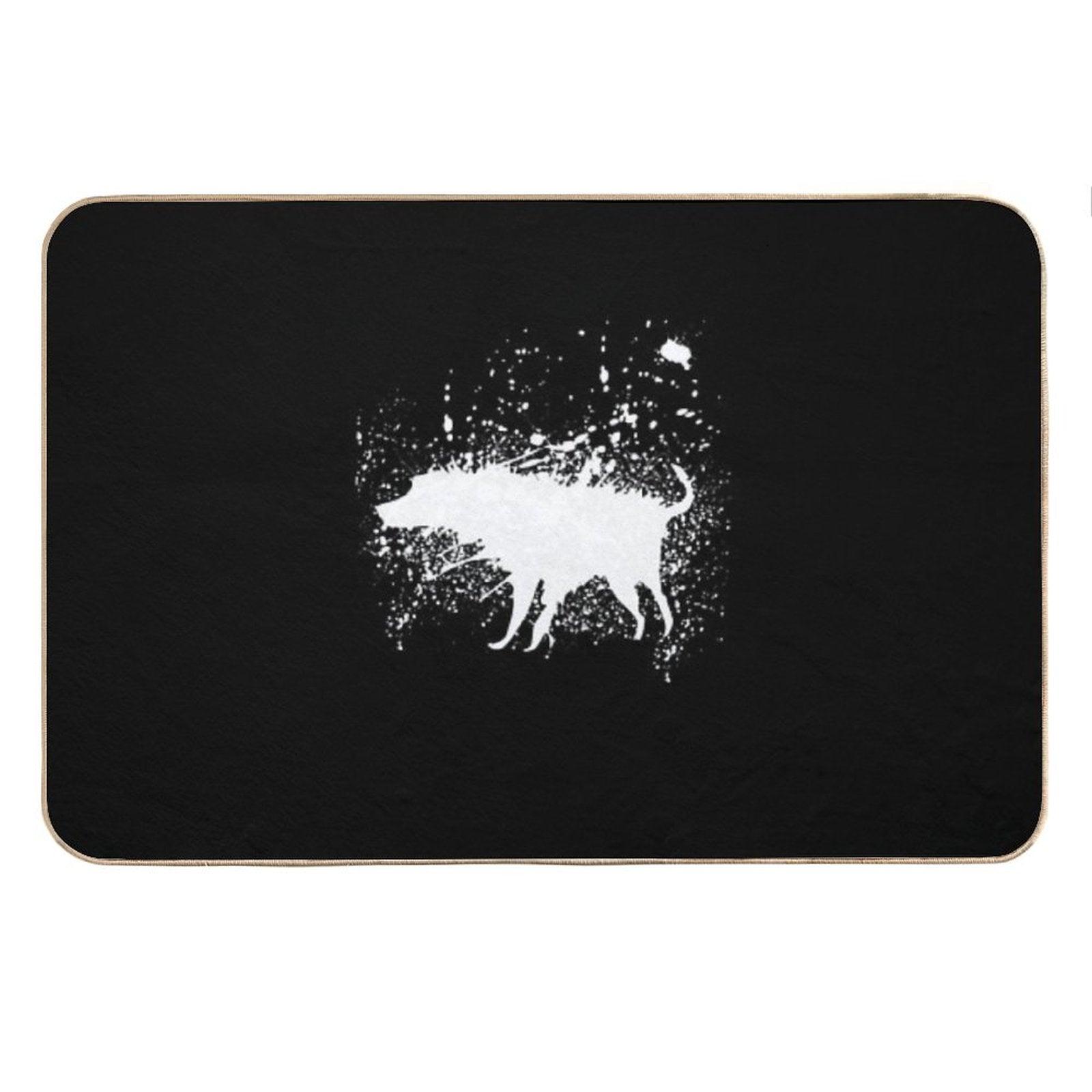 Banksy Splash Dog Bath Mat