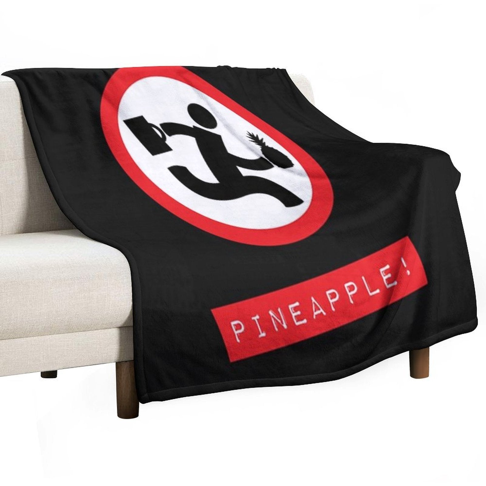 Chuck TV Show _quot_Pineapple!_quot_ All-season Throw Blanket