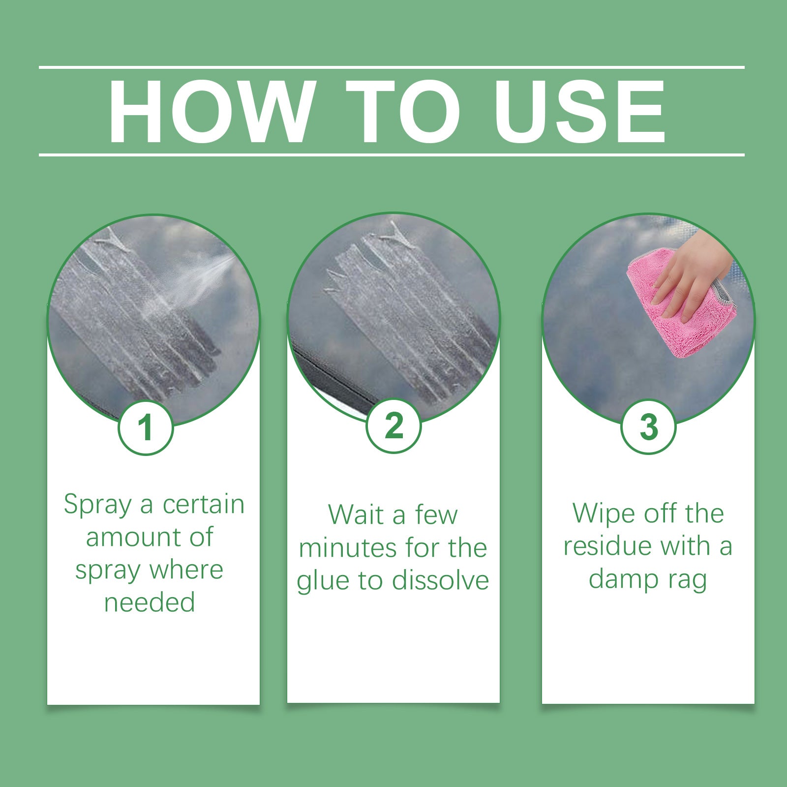 Household Adhesive Remover, Household Glass Door And Window Sticker Cleaning Glue Residue Removal Spray