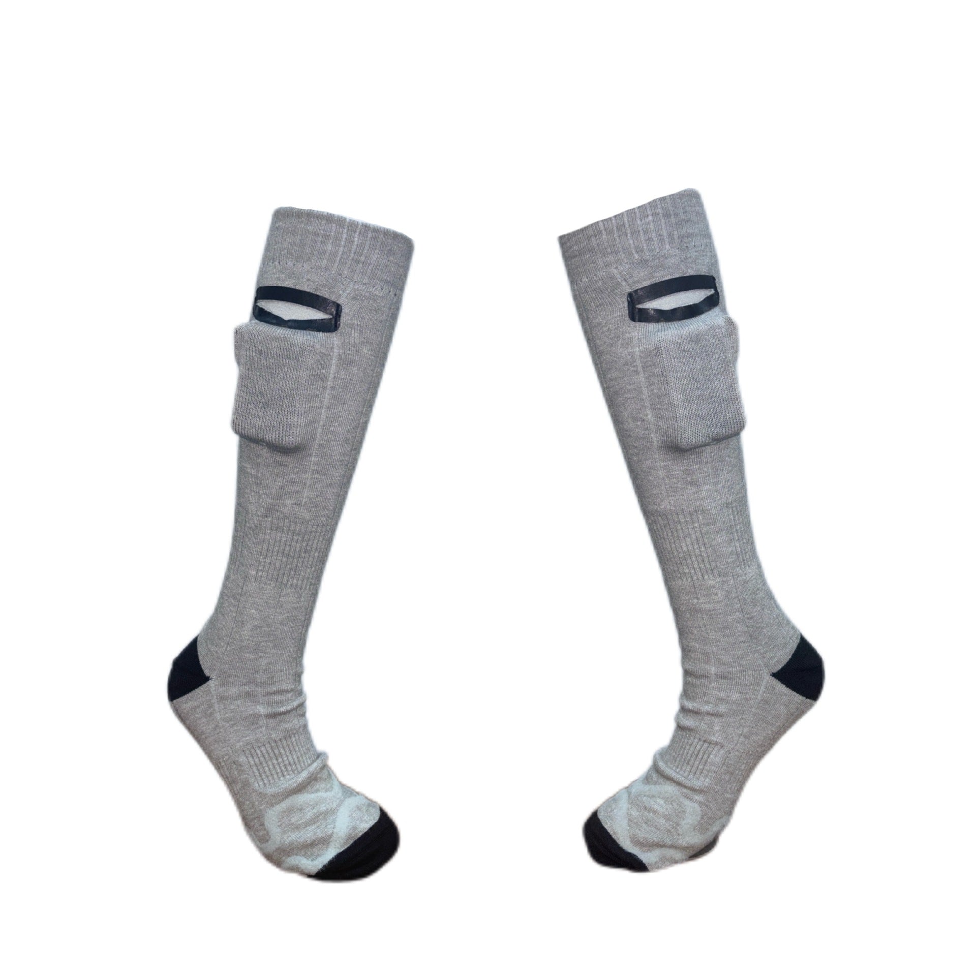 Hot socks for winter warmth, electric socks with USB charging, long tube, cold resistant socks for men and women, warm feet for winter heating