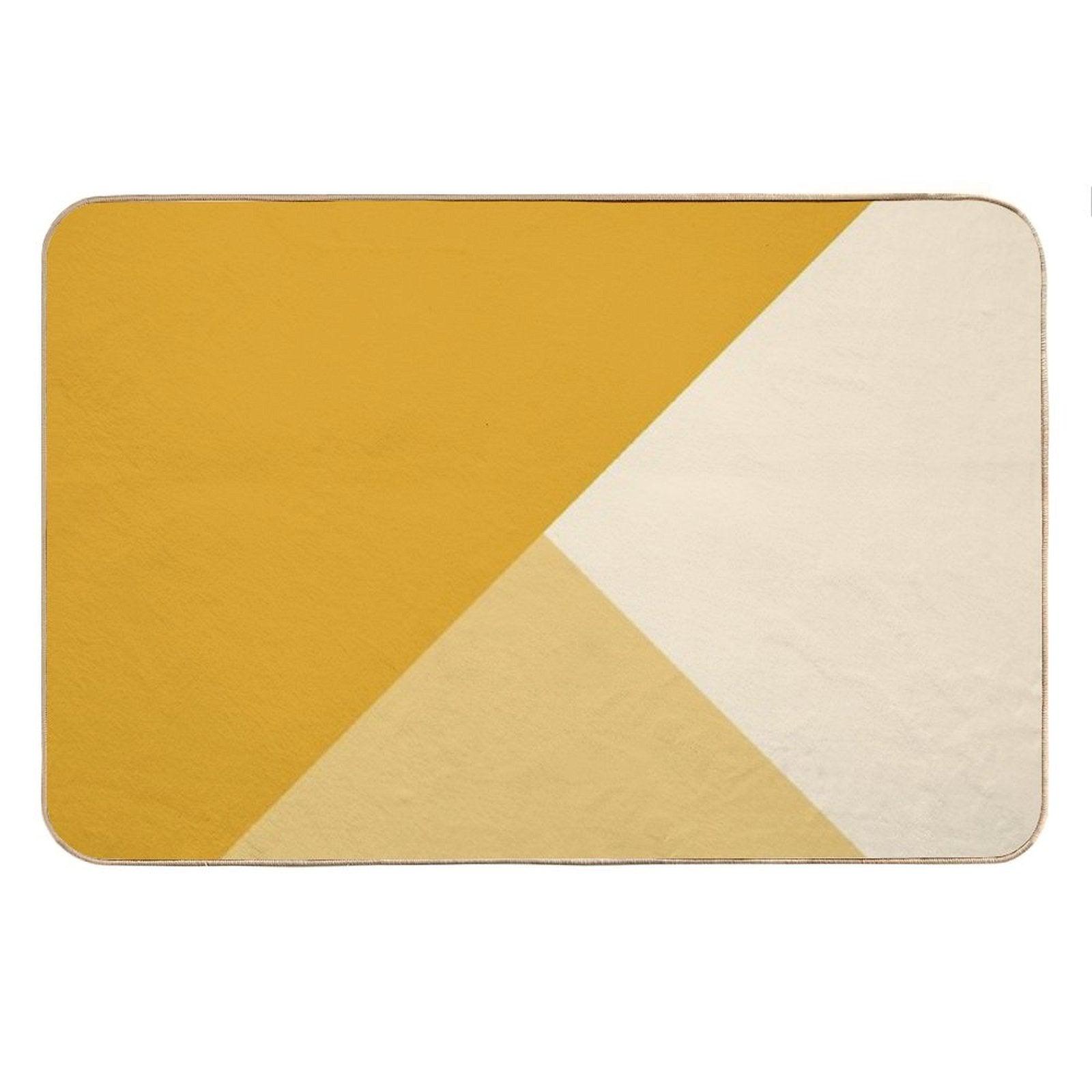 Gradient Geometry - Mustard Bath Mat
