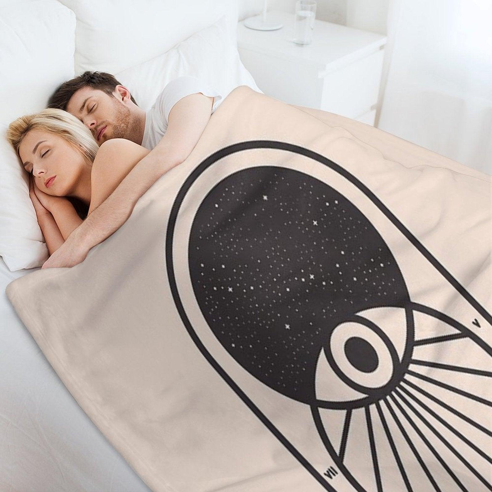 Space And Time Throw Blanket