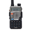 BaoFeng UV-5RE 8W Powerful Walkie Talkie 10km Dual Band UV5RE 2 way Radio VOX Flashlight Long Range Portable Hunting Ham Radio - black