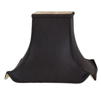 Black Pagoda Style Tissue Shantung Shade