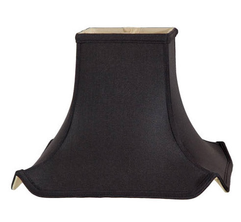 Black Pagoda Style Tissue Shantung Shade - Gifts for You 'n Me