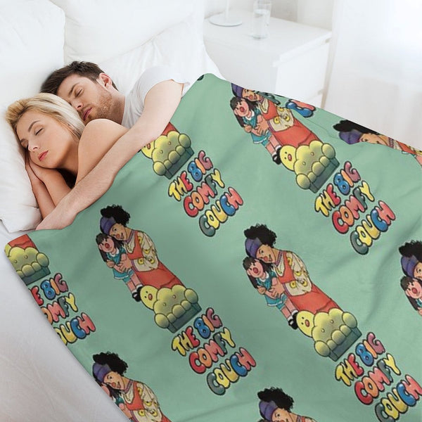 Loonette And Molly (The Big Comfy Couch) Machine-washable Throw Blanket