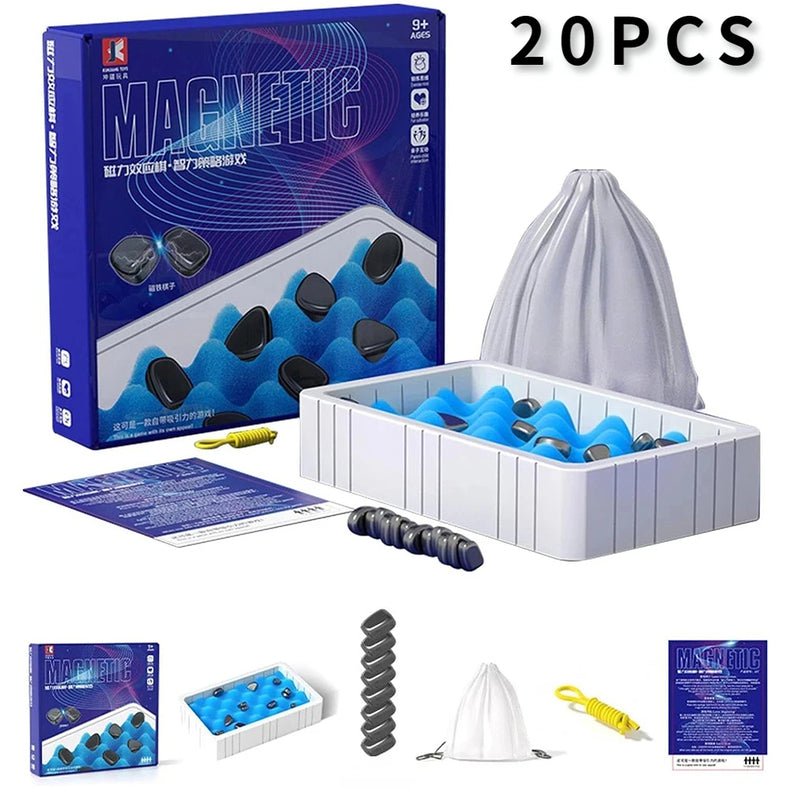 Magnetic Chess Game Magnet Board Game Table Top Magnet Game Family Games For Kids/Adults Thinking Training For Educational Toys