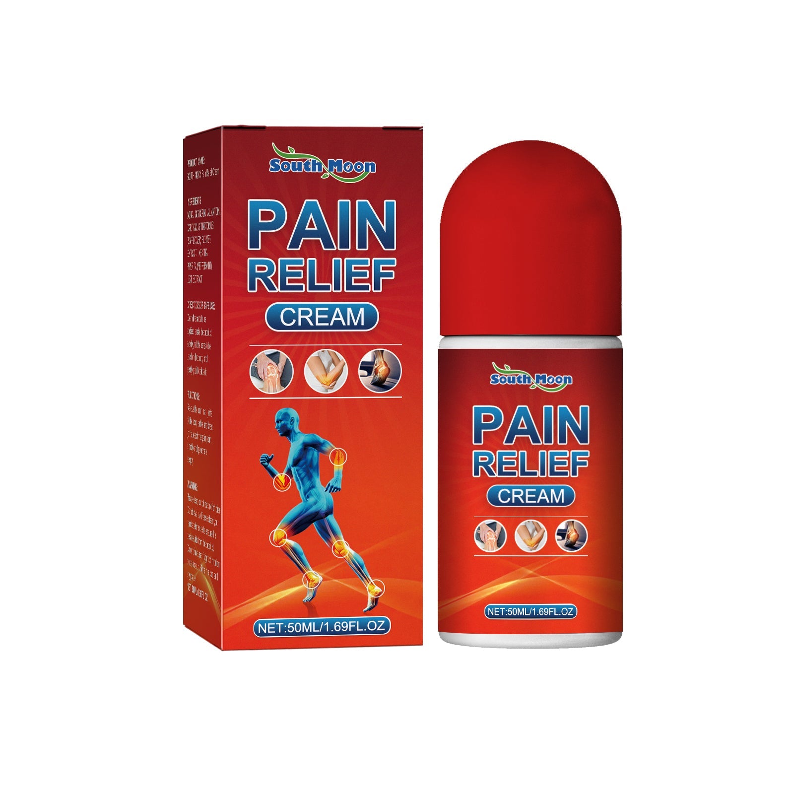 Pain Relief Cream, Elbow Shoulder Neck Knee Vertebra Waist Leg Joint Pain Relief Rolling Ball