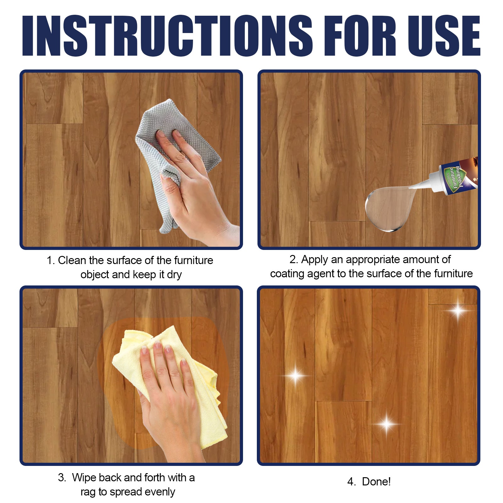 Furniture Polishing Nano Coating Agent, Cleaning And Maintenance Wood Furniture Tile Floor Cooktop Polish Agent