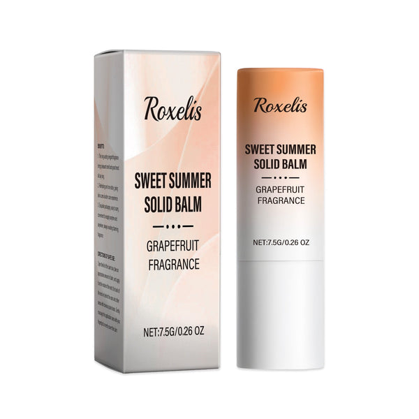 Sweet Summer Solid Balm Series Fresh And Elegant Portable Care Solid Balm With Fragrance And Charm