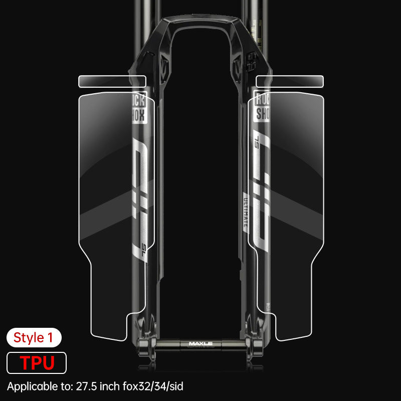 Bike fork protective stickers, mountain bike protective film, scratch-resistant stickers, bicycle fork decals