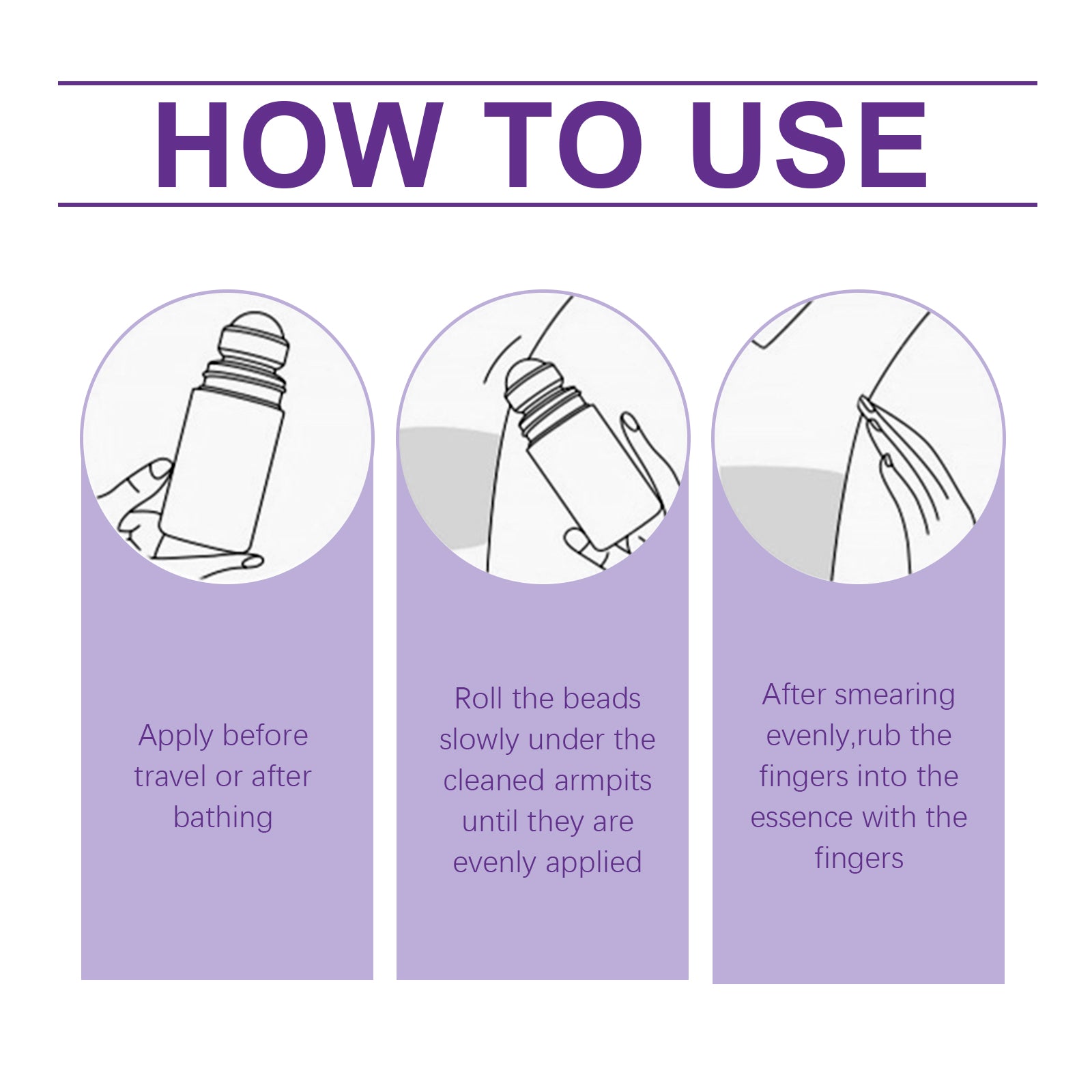 Lavender Deodorant For Summer Armpit Workouts, Sweat Odors Cleaning And Staying Portable Deodorant