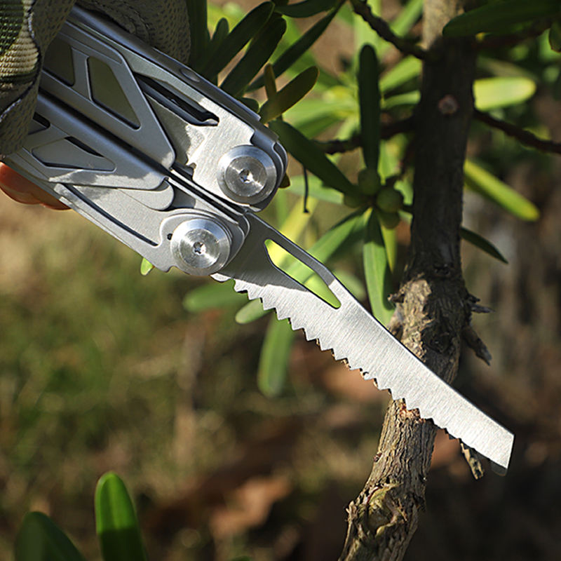 Foldable Multitool Pliers with Scissors and Screwdriver Stainless Steel Multi Tool Pliers with Replaceable Wire Cutters and Saw Wautton Outdoor Gear