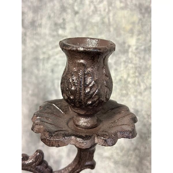 Heavy Duty Cast Iron Candelabra