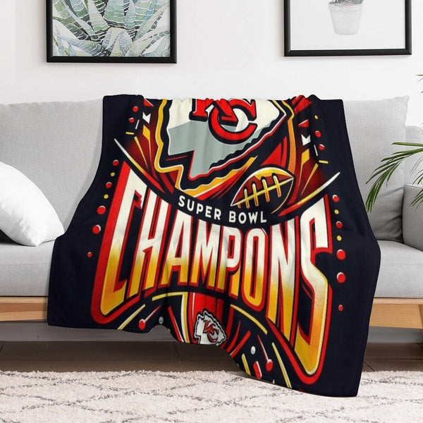 Kansas City Champions Eco-conscious Throw Blanket