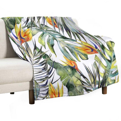 TROPICAL GARDEN Compact Throw Blanket