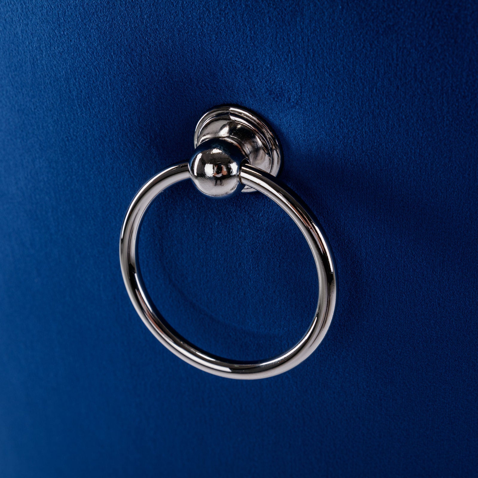 Nikki Collection Modern Tufted Solid Wood Velvet Upholstered Dining Chair with Chrome Legs