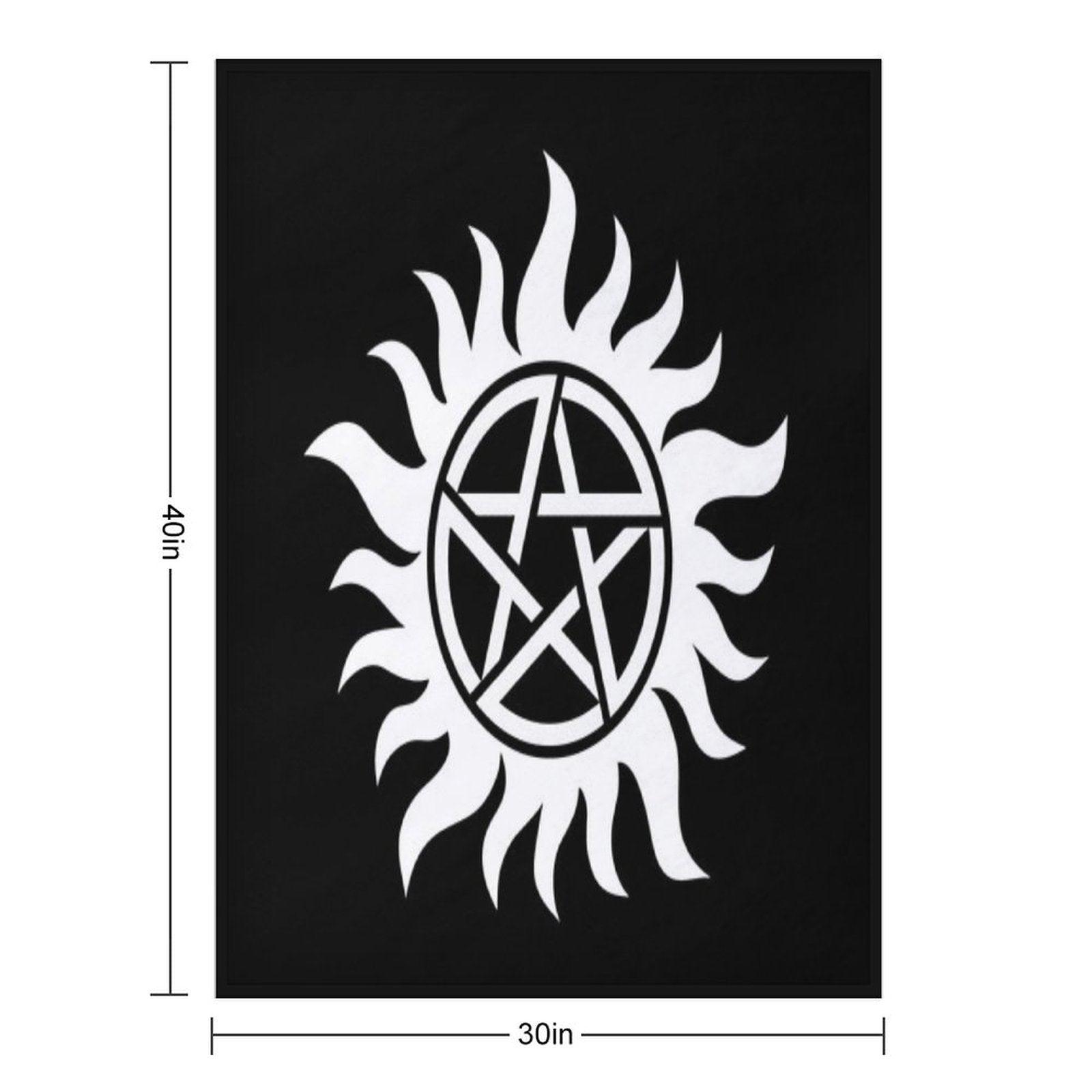 Supernatural Sigil - Anti Possession Throw Blanket